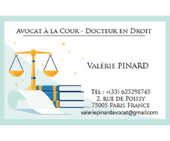 Me Valérie Pinard - Avocate en Droit des Affaires et Droit International Privé à Paris