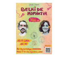 Stand-Up en Turc à Strabourg : Belki de Komiktir